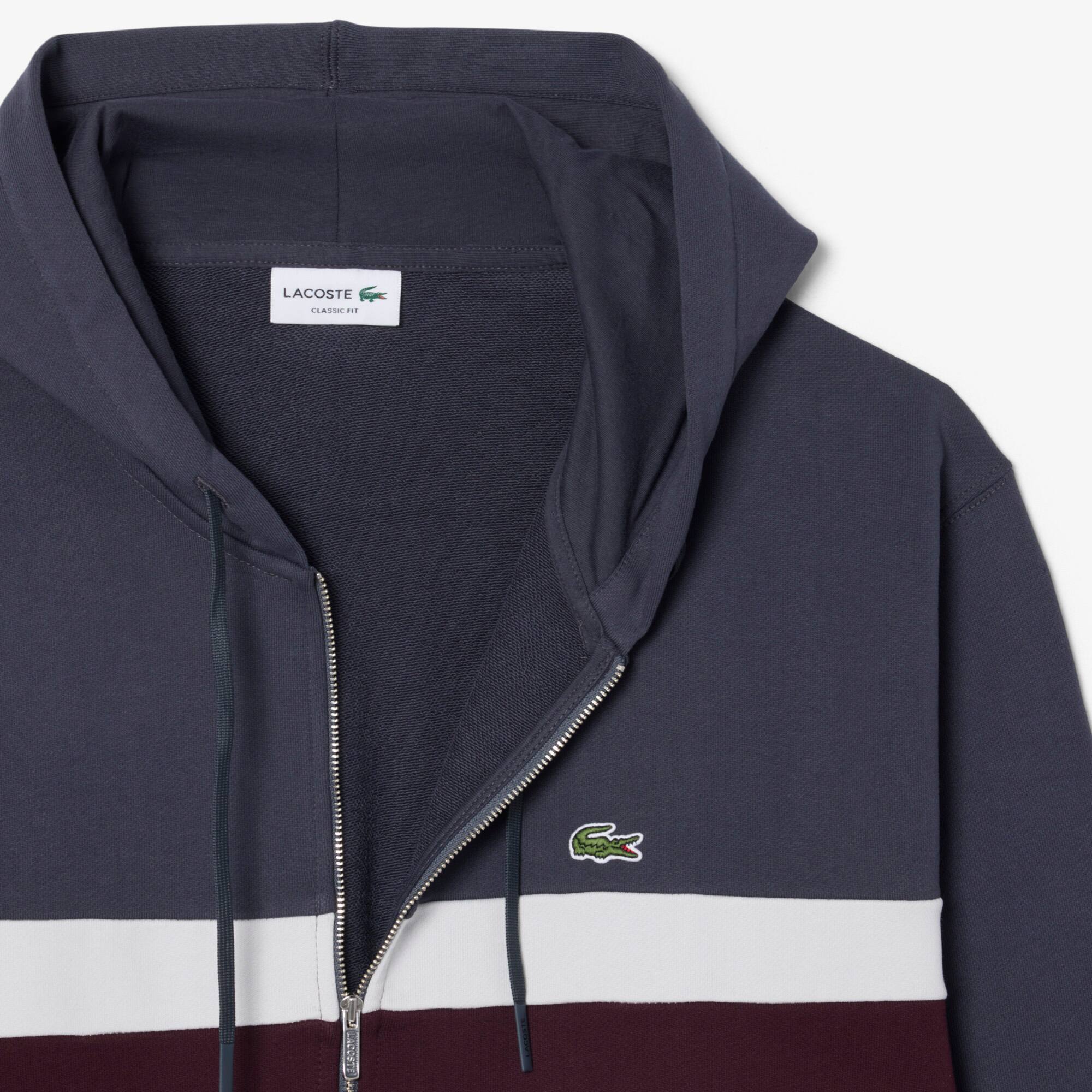 Zipped Colour-block Hoodie - Men's Sweatshirts - New In 2026 | Lacoste