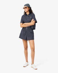 Printed Oversized Bermuda Shorts