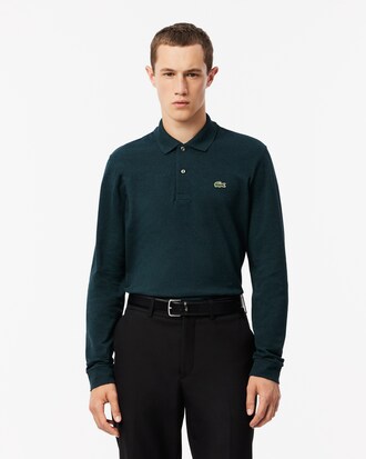 Classic Fit Long Sleeved L.12.12 Polo Shirt