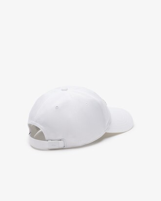 Crocodile Badge Cotton Twill Cap