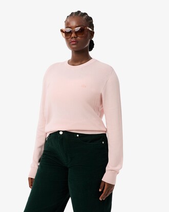 3D Knit Crew Neck Sweater