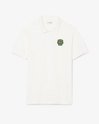 Classic Fit Petit Piqué Badge Polo Shirt