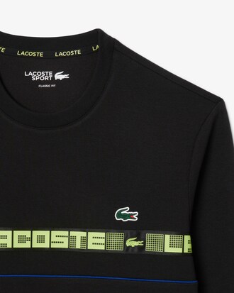 Branded Stripe Tennis Sweatshirt