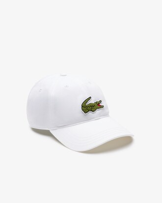 Crocodile Badge Cotton Twill Cap