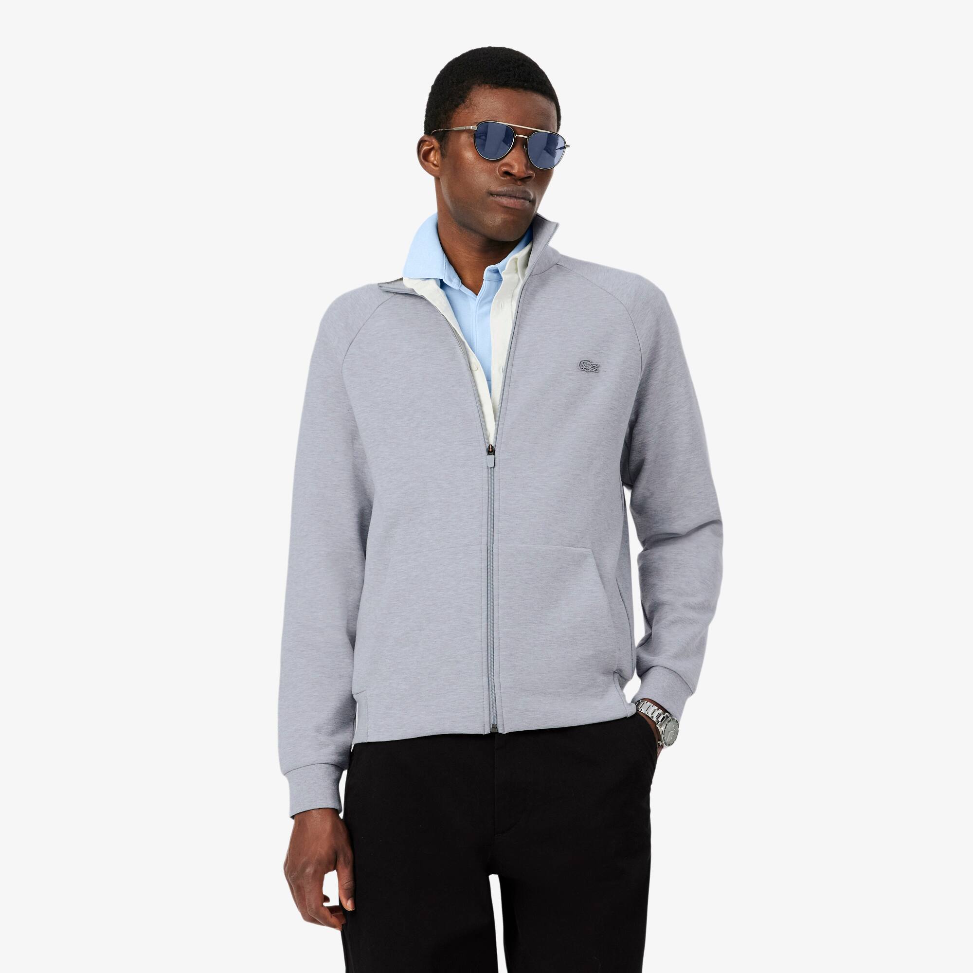 Double Face Jersey Commuter Zipped Sweatshirt - Men's Sweatshirts