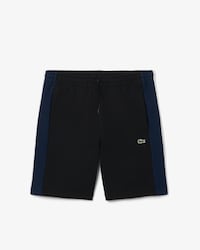 Regular Fit Colour-Block Cotton Shorts