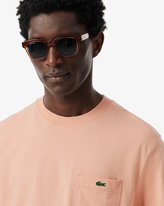 Cotton T-shirt with Breast Pocket