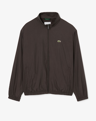 Water-Repellent Hooded Track Jacket