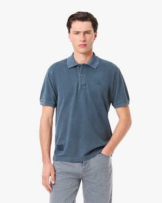 Classic Fit L.12.12 Washed Effect Polo Shirt