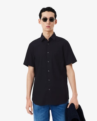 Regular Fit Short Sleeved Cotton Shirt