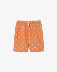 Printed Taffeta Swim Trunks