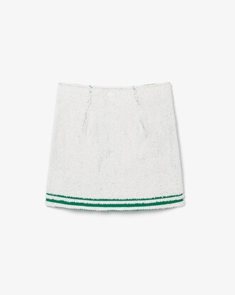 Runway Boucl&eacute; Knit Mini Skirt