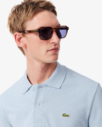 Classic Fit Long Sleeved L.12.12 Polo Shirt
