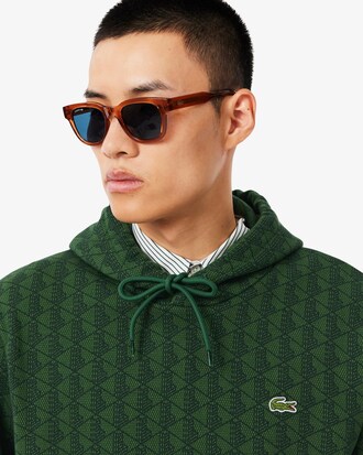 Monogram fleece hoodie