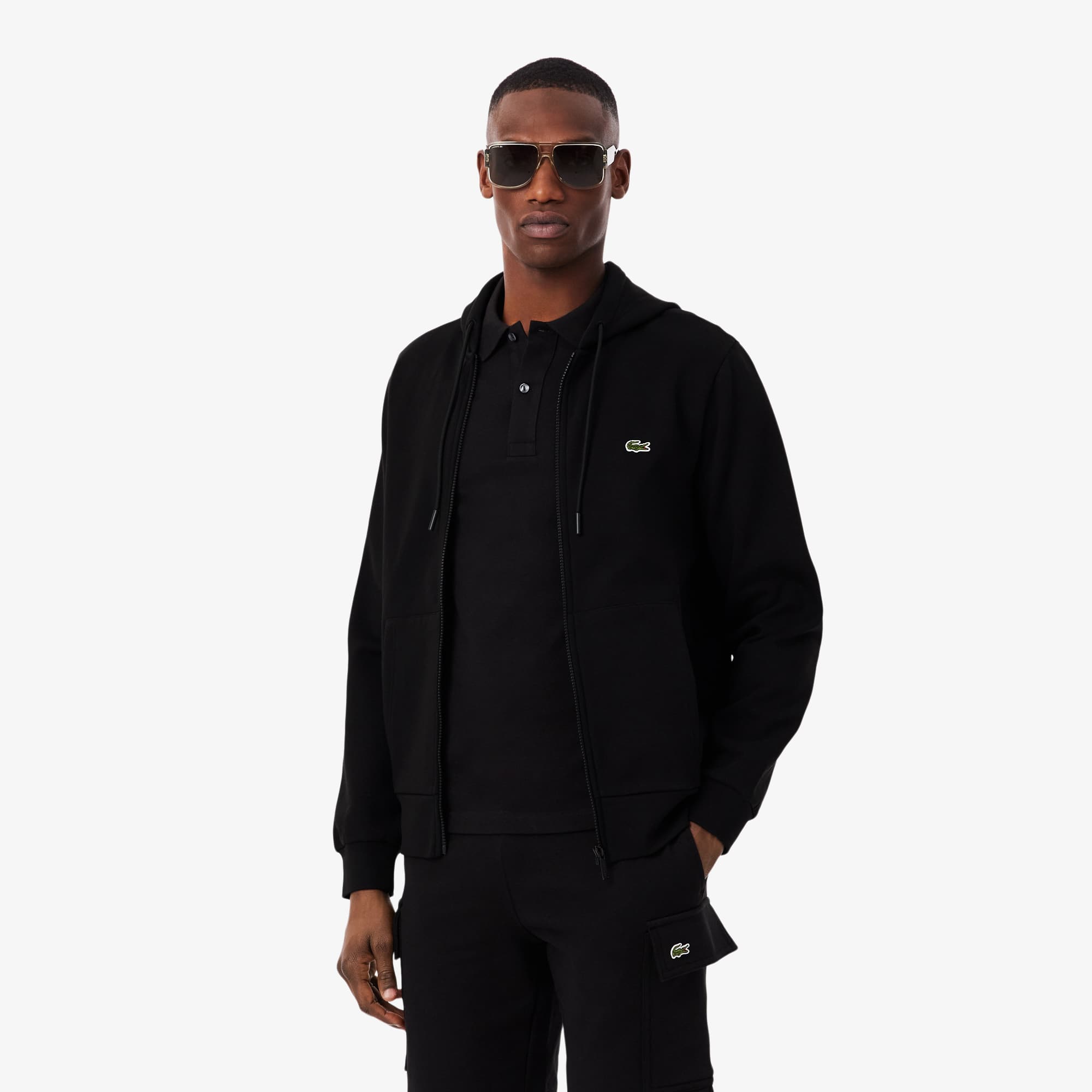 Men's Hoodie in Organic Cotton and Kangaroo Pocket | Lacoste UK