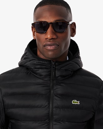 Water-Repellent Quilted Puffed Jacket