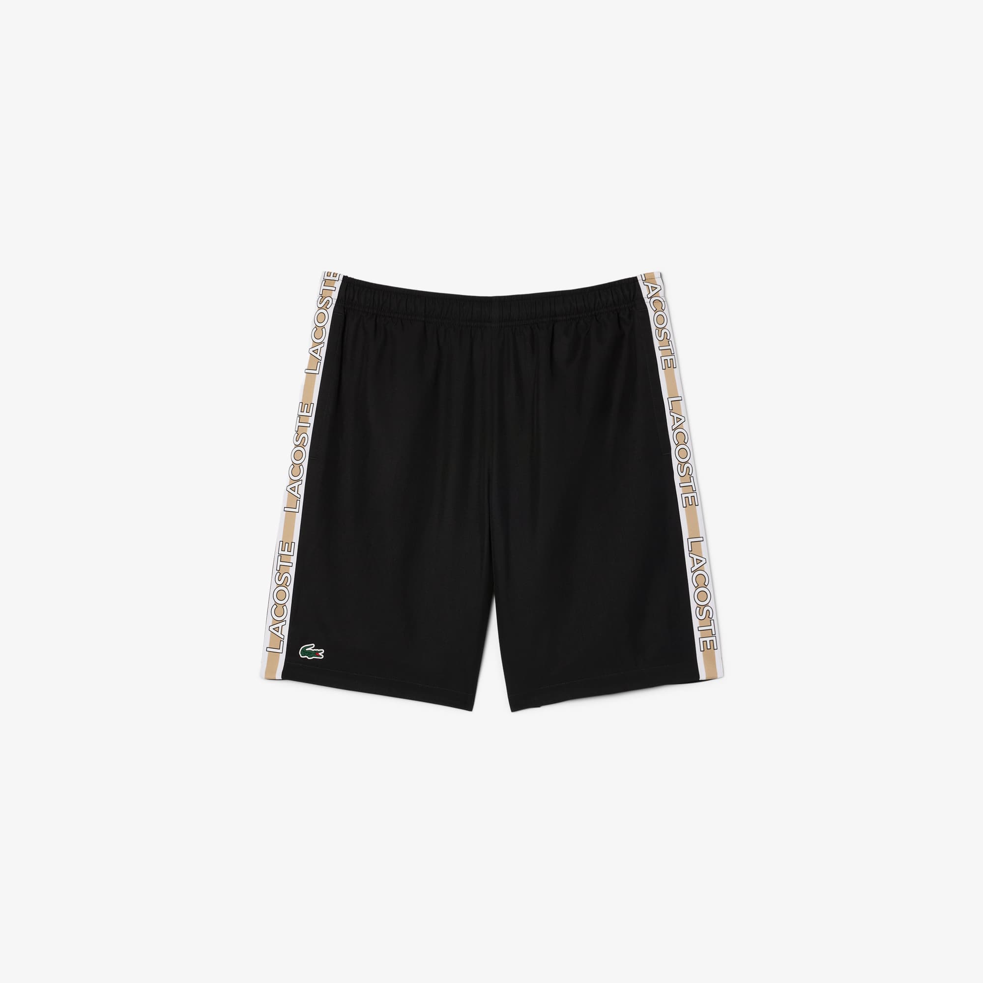 Lacoste ★ Basic Training Shorts Lacoste - Organic Brushed Cotton Fleece Shorts - Blue – Shop