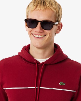 Classic Fit Logo Stripe Sweatshirt