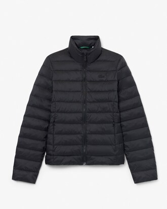 Water-Repellent Quilted Puffed Jacket