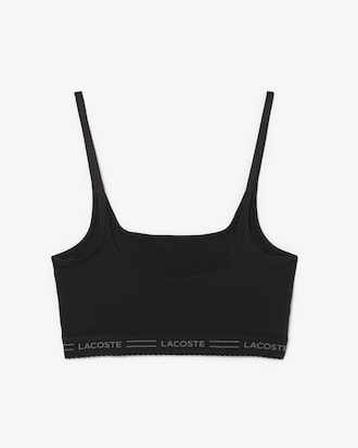 Scallop Band Microfiber Bralette