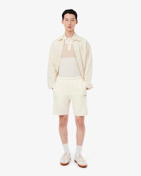 Regular Fit Colour-Block Fleece Shorts