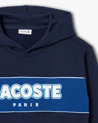Fleece Contrast Print Sweatshirt
