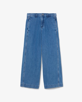 Flared Stretch Denim Jeans