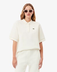 Oversized Piqué Polo Shirt