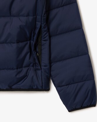 Water-Repellent Quilted Puffed Jacket