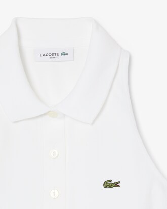 Sleeveless Piqu&eacute; Polo Shirt
