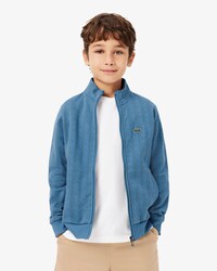 Zipped Monogram Fleece Hoodie