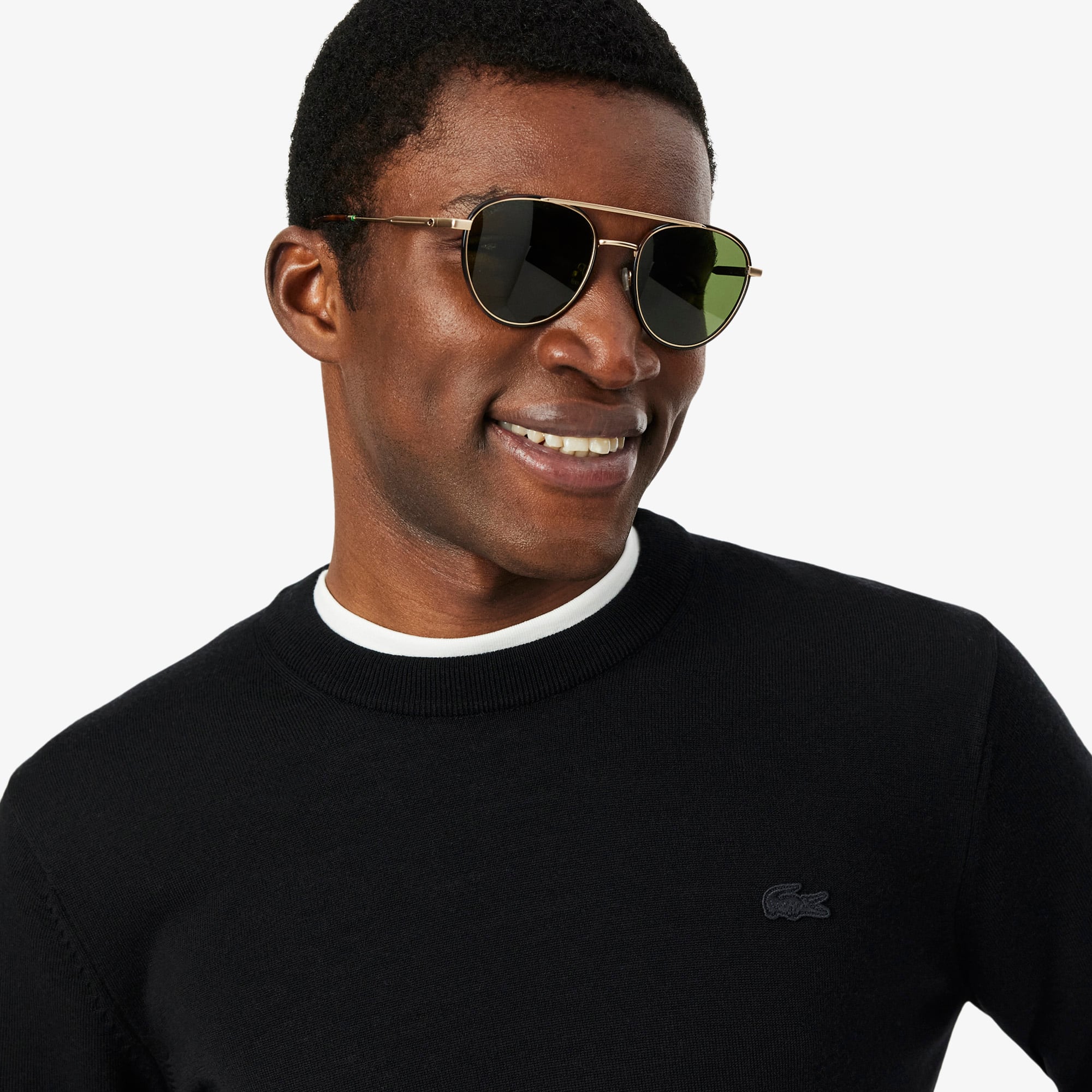 Merino Wool Crew Neck Sweater - Men's Knitwear - New In 2026 | Lacoste