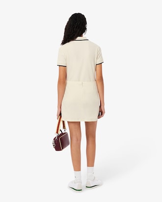French Made Textured Piqué Skirt