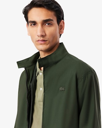 Water-Repellent Harrington Windbreaker Jacket