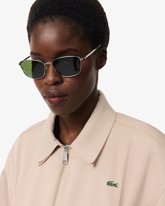 Double Collar Stretch Gabardine Jacket