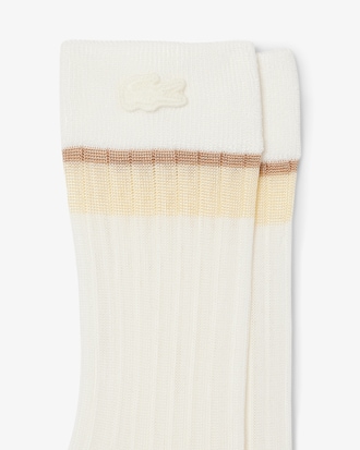 Runway Transparent Ribbed Socks
