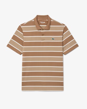 Striped Ultra Dry Stretch Golf Polo Shirt