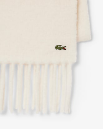 Fringed Alpaca Wool Scarf