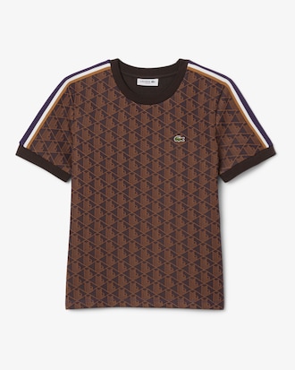 Slim Fit Monogram Jacquard T-shirt