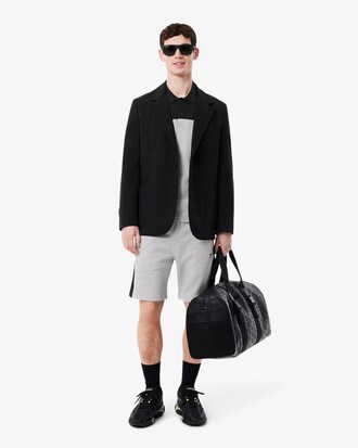 Cotton Fleece Colour-Block Shorts