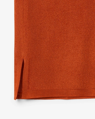 Runway Slim Fit Satin Piqu&eacute; Polo Shirt