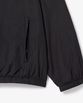 Water-Repellent Hooded Track Jacket