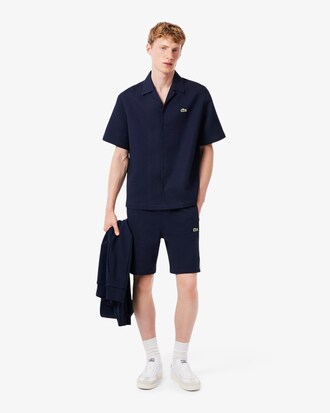 Colour-Block Fleece Shorts
