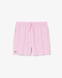 Mid Length Monochrome Swim Trunks