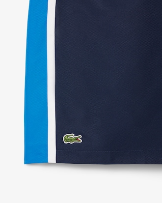 Lightweight Colour-Block Stripe Tennis Shorts