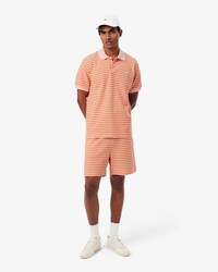 Regular Fit Striped Cotton Shorts