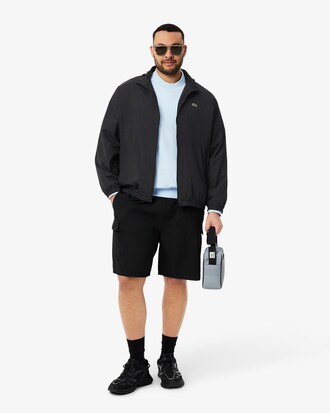Water-Repellent Hooded Track Jacket