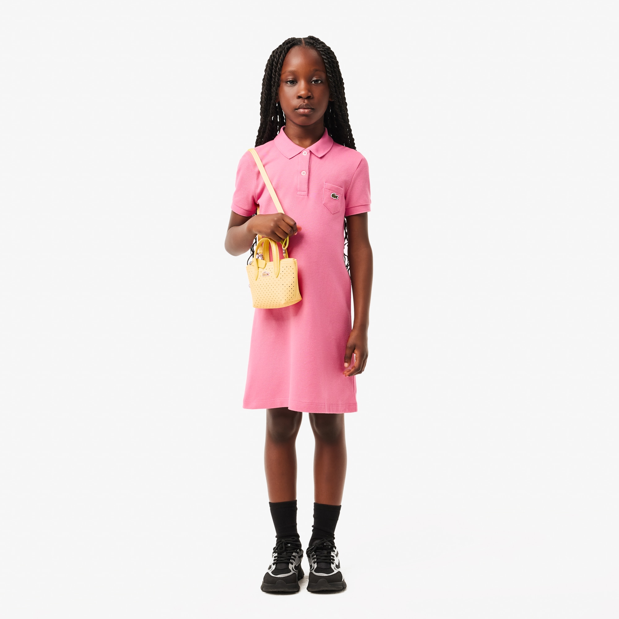 Piqué Polo Dress - Girl's Pants \u0026 Dresses - New In 2025 | Lacoste