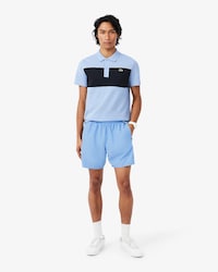 Mid Length Colorblock Swim Trunks