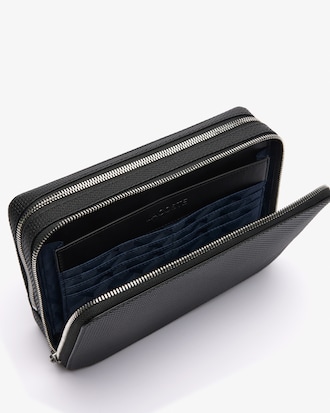 Chantaco Piqué Leather Zipped Pouch